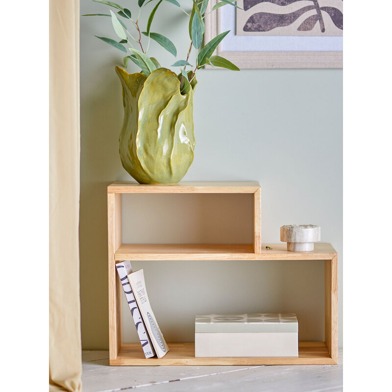 Bloomingville-collectie Camilo Shelf, Nature, Rubberwood