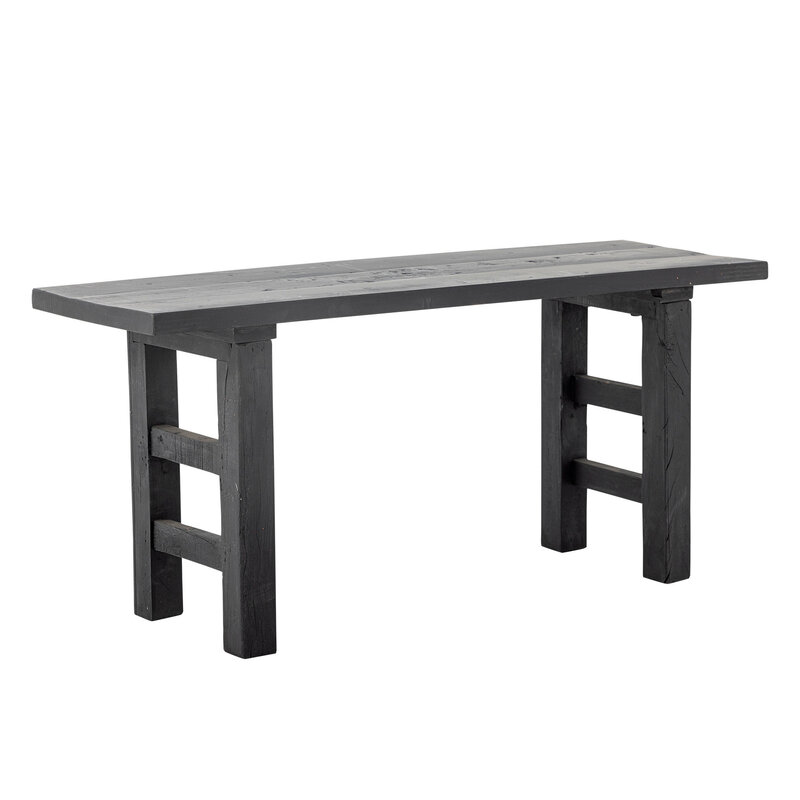 Bloomingville-collectie Riber bank zwart recycled hout