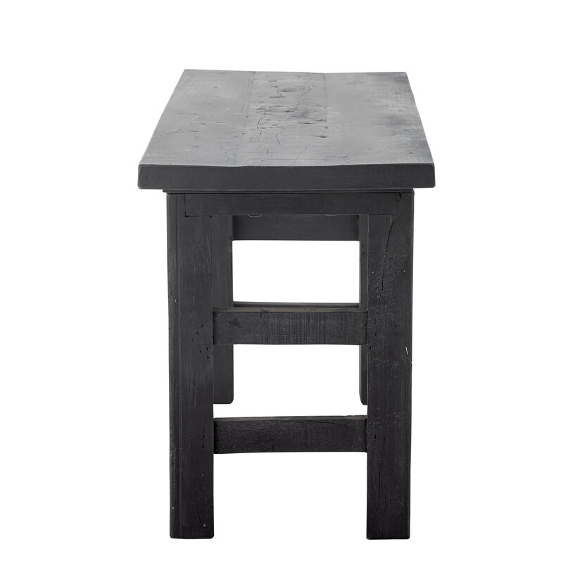 Bloomingville-collectie Riber bank zwart recycled hout