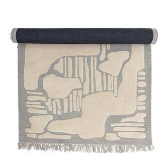 Bloomingville Napoli Vloerkleed Grijze Wol