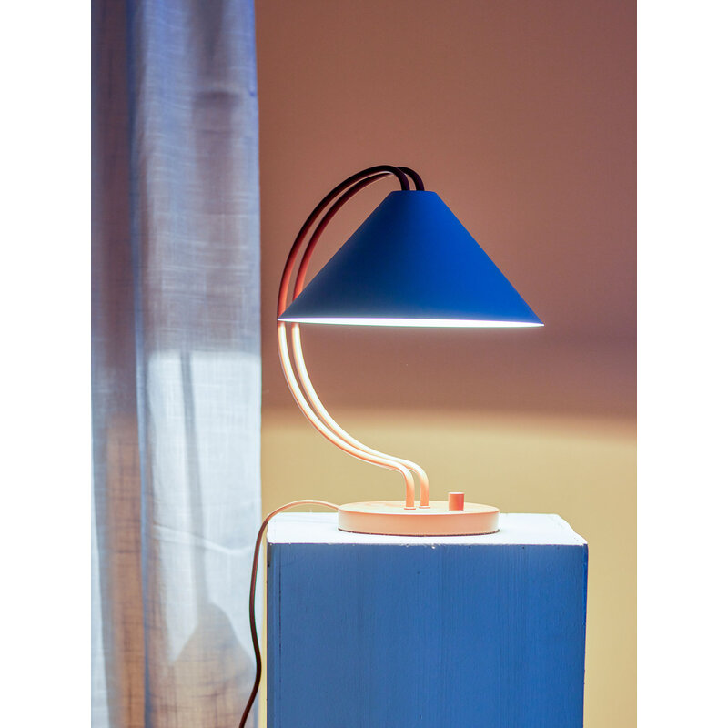 Bloomingville-collectie Janya Tafellamp Rood Metaal