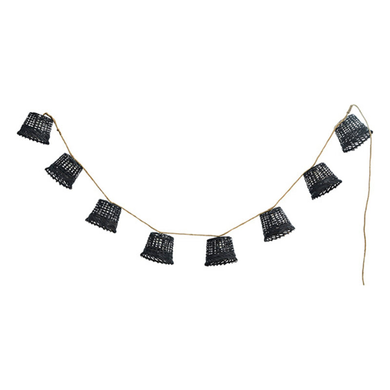 Madam Stoltz-collectie Wire lights w/ bamboo shades