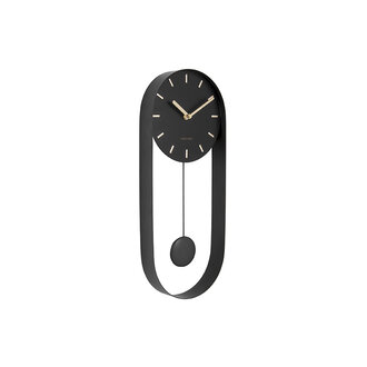 Karlsson Wall clock Pendulum Charm steel black