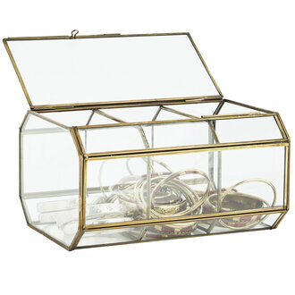 Madam Stoltz Partitioned glass box