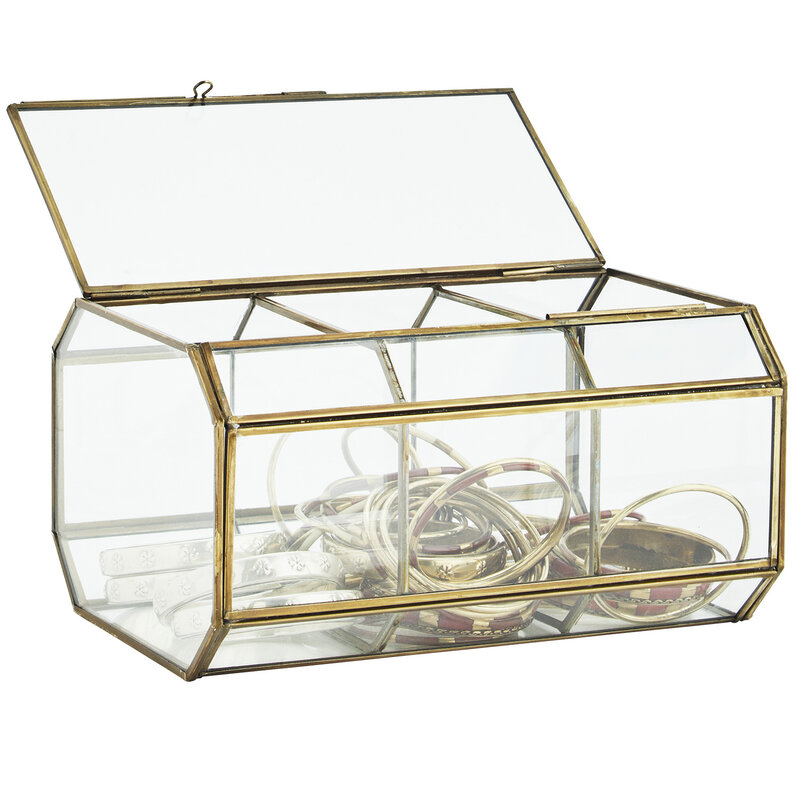 Madam Stoltz-collectie Partitioned glass box