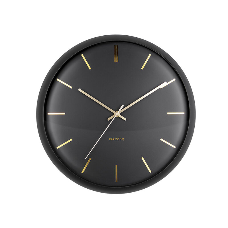 Karlsson-collectie Wall clock Globe black, Design Armando Breeveld
