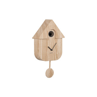 Karlsson Wandklok Modern Cuckoo - Naturel - 8.5x21.5x41cm