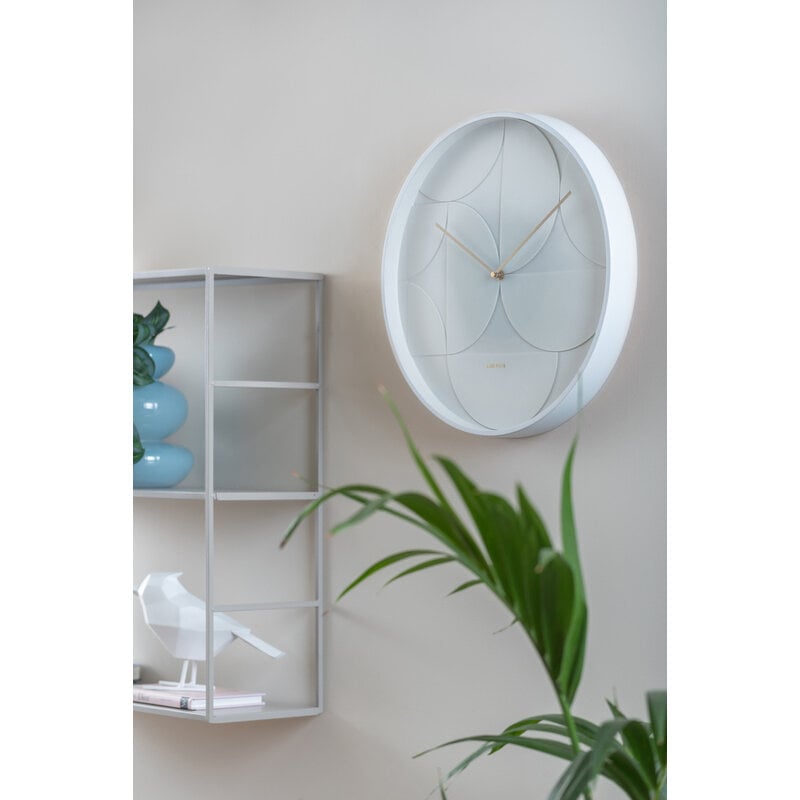 Karlsson-collectie Wandklok Echelon Circular - Wit - Ã˜40cm