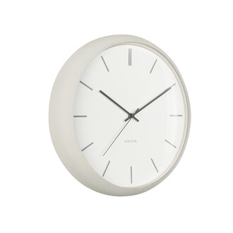 Karlsson Wandklok Nirvana Globe - Grijs - Ã˜40cm