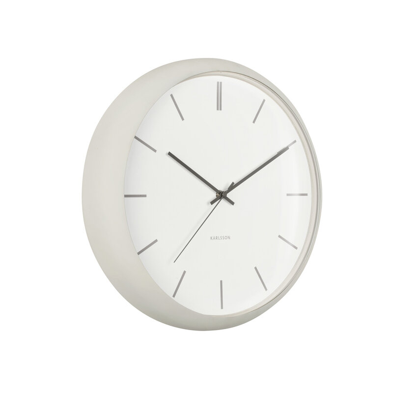 Karlsson-collectie Wandklok Nirvana Globe - Grijs - Ã˜40cm