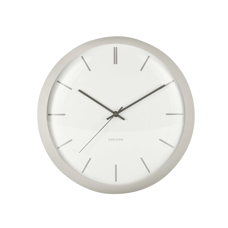 Karlsson-collectie Wandklok Nirvana Globe - Grijs - Ã˜40cm