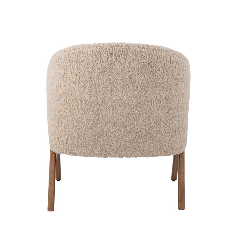 Bloomingville-collectie Camino Lounge Chair, Nature, Rubberwood
