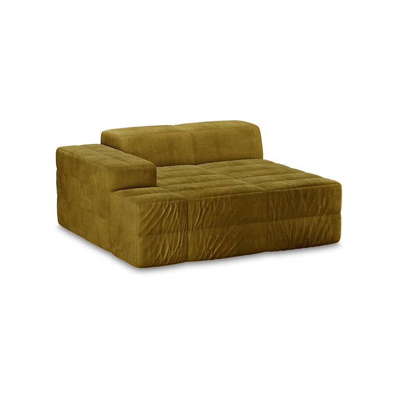 HKLIVING-collectie Brut sofa element links divan royal velvet olive