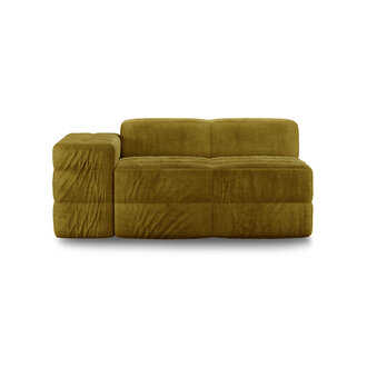 HKLIVING Brut sofa element links royal velvet olive HKLIVING Brut sofa element links royal velvet olive