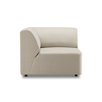 HKLIVING Jax couch element left end pure ivory