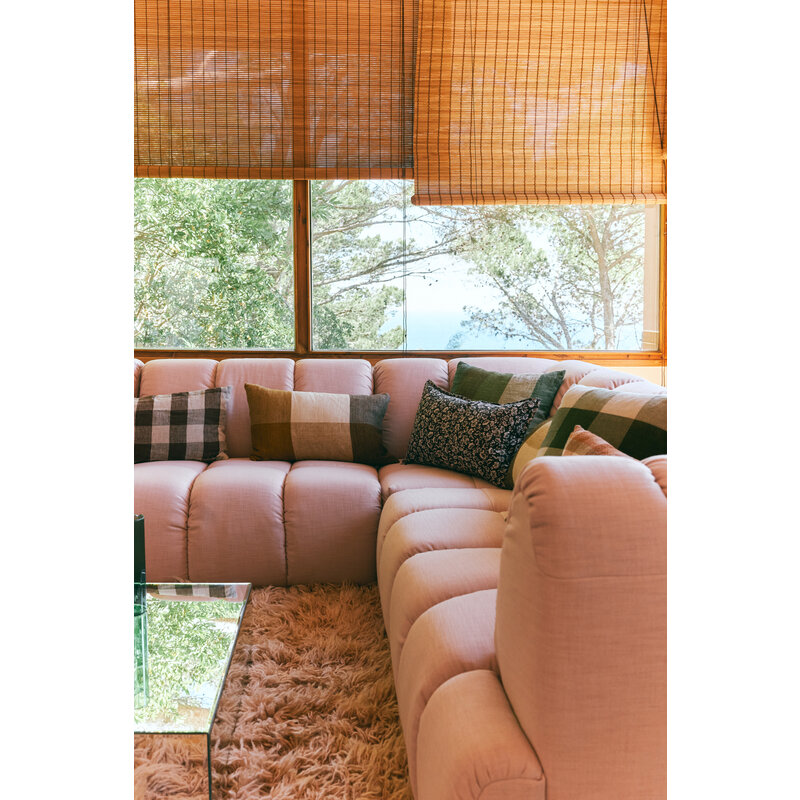 HKLIVING-collectie Wave bank element hoek wise blossom