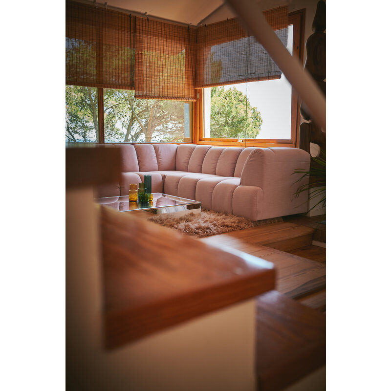 HKLIVING-collectie Wave couch element right high arm wise blossom