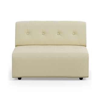HKLIVING Vint bank element midden 1,5-seat corduroy rib hay