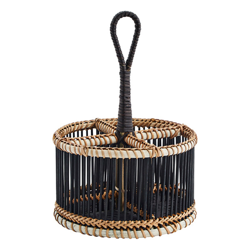 Madam Stoltz-collectie Bamboo cutlery holder