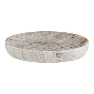 Madam Stoltz Round marble tray