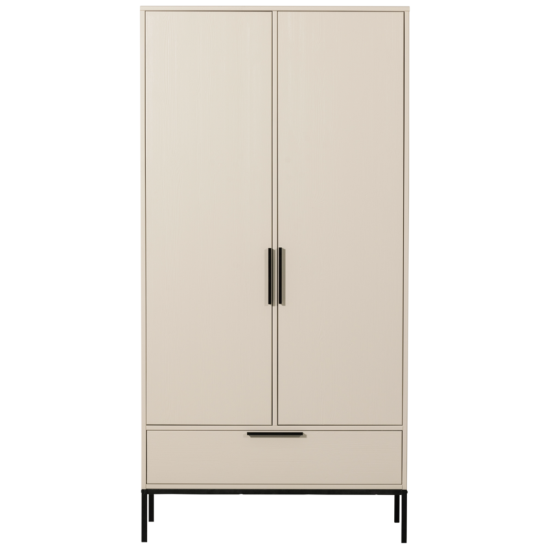 WOOOD-collectie Adam 2-Deurs Kast Grenen Dust [Fsc]