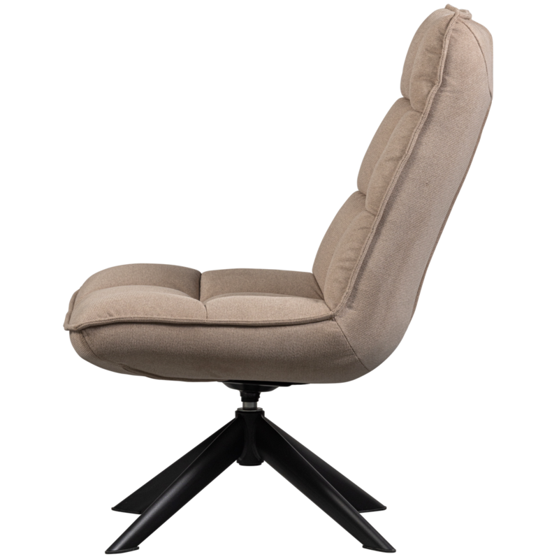 WOOOD-collectie Jouke Draaifauteuil Zand