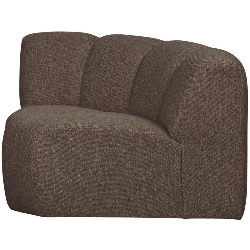 WOOOD-collectie Mojo Hoekelement Boucle Bruin Melange