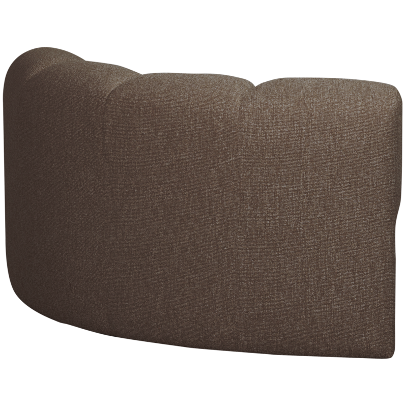 WOOOD-collectie Mojo Hoekelement Boucle Bruin Melange