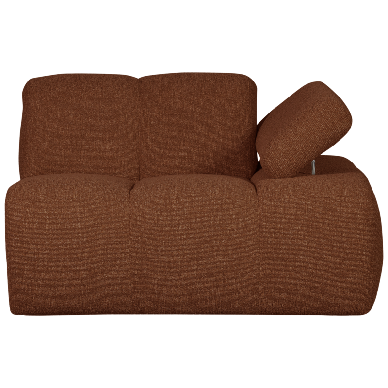 WOOOD-collectie Mojo 1-Zits Met Arm Rechts Boucle Roest Bruin Melange