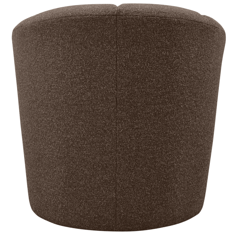 WOOOD-collectie Mojo Draaifauteuil Boucle Bruin Melange