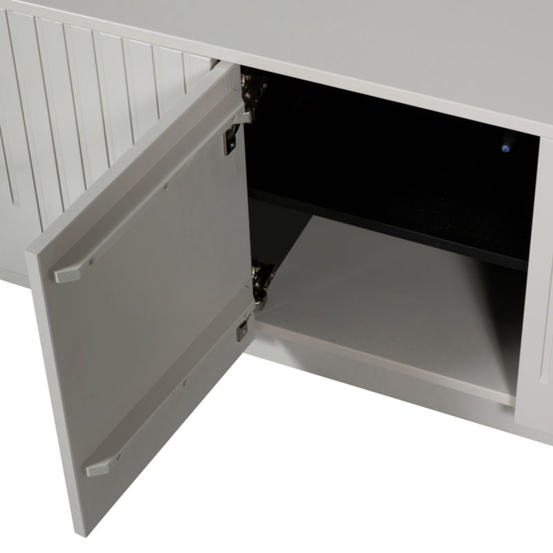 WOOOD-collectie Pencil Tv Meubel Grenen Mist [Fsc]