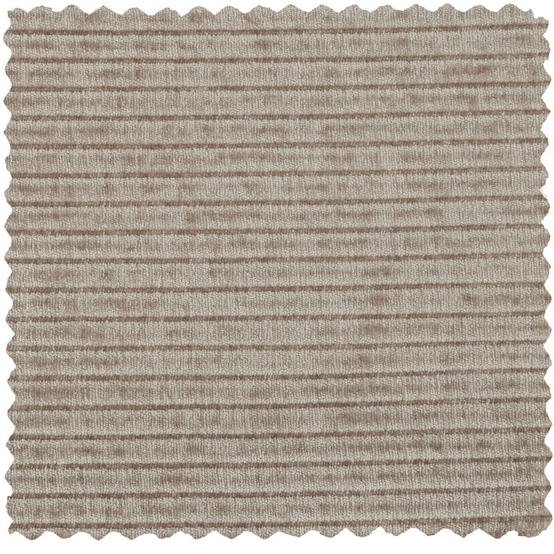 WOOOD-collectie Mojo Poef 45X80X60Cm Geweven Ribstof Donker Zand