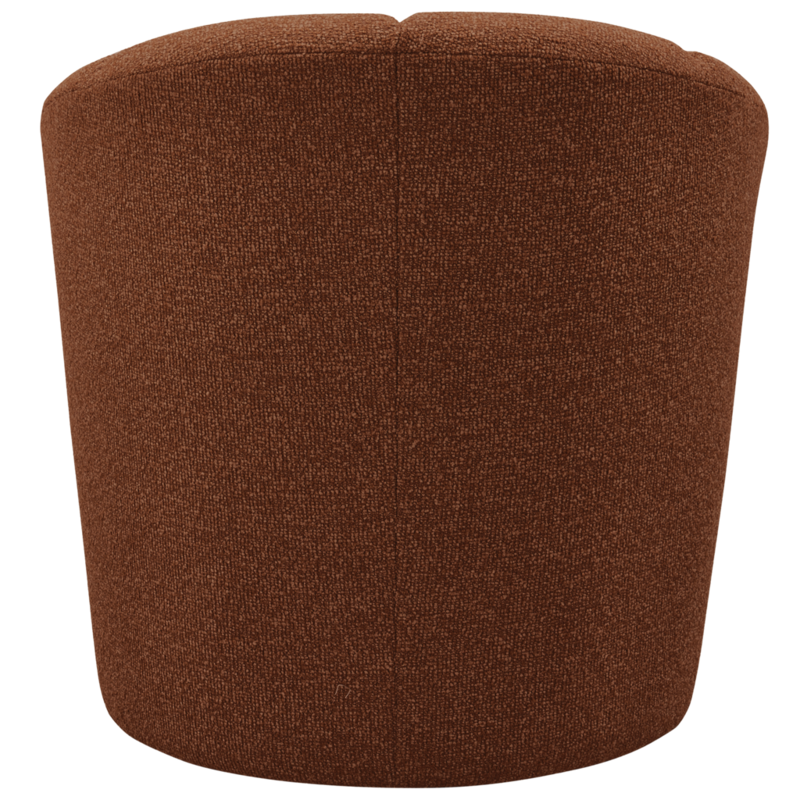 WOOOD-collectie Mojo Draaifauteuil Boucle Roest Bruin Melange