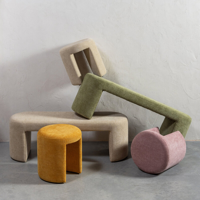 WOOOD-collectie Jacob Bankje Naturel