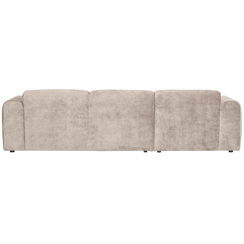 WOOOD-collectie Cloud Chaise Longue Links Geweven Chenille Naturel