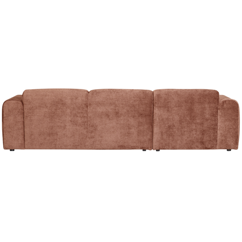 WOOOD-collectie Cloud Chaise Longue Links Geweven Chenille Terra