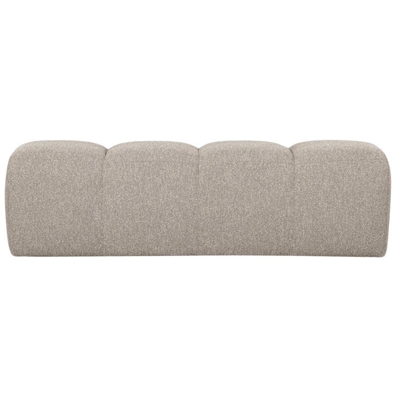 WOOOD-collectie Mojo Bankje 160Cm Boucle Beige Melange