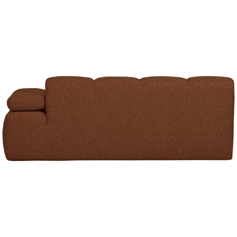 WOOOD-collectie Mojo 2-Zits Met Arm Rechts Boucle Roest Bruin Melange