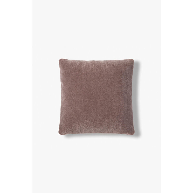 Studio Femme home-collectie Mohair sierkussenhoes Amy aubergine 50x50 cm
