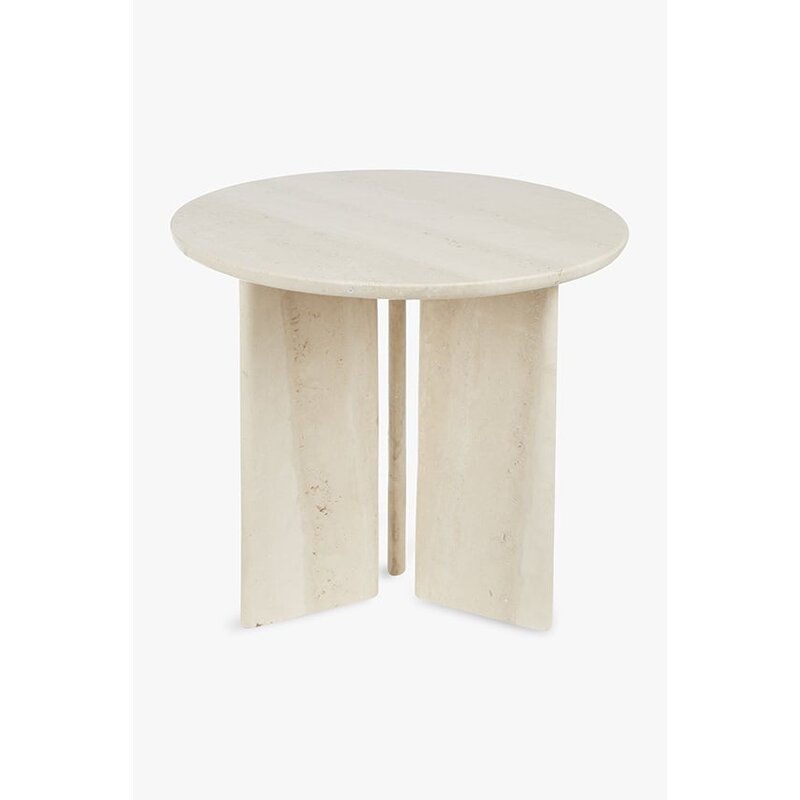 Studio Femme home-collectie Travertin marmer bijzettafel Jade