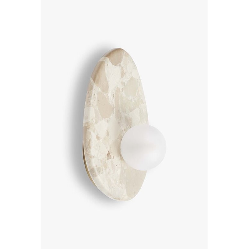 Studio Femme Home Exclusieve handgemaakte Kunis Brescia marmer wandlamp Nina