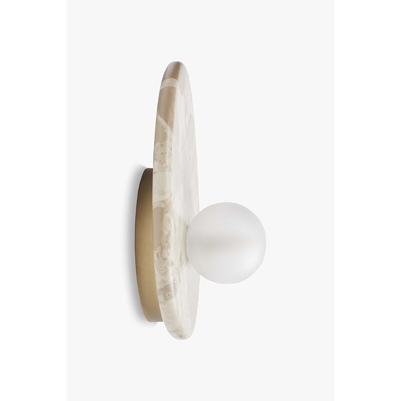 Studio Femme Home Exclusieve handgemaakte Kunis Brescia marmer wandlamp Nina