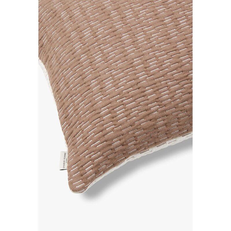Studio Femme home-collectie Gewatteerd jacquard sierkussenhoes Oliva 60x40 cm