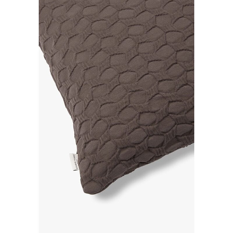 Studio Femme home-collectie Biologisch katoen jacquard sierkussenhoes Ella 50x50 cm