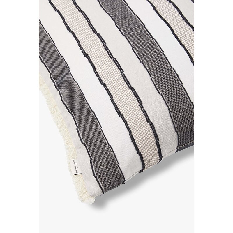 Studio Femme home-collectie Biologisch katoenen jacquard gestreepte sierkussenhoes Holly 50x50 cm
