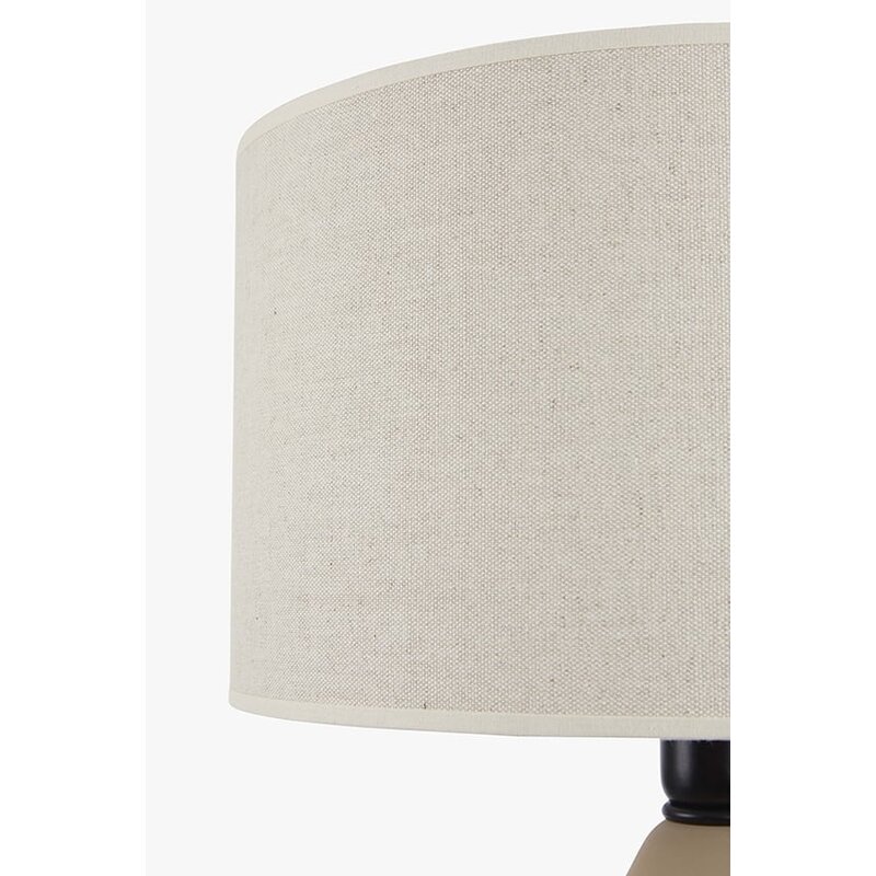 Studio Femme home-collectie Exclusieve tafellamp Liz van aardewerk met linnen kap