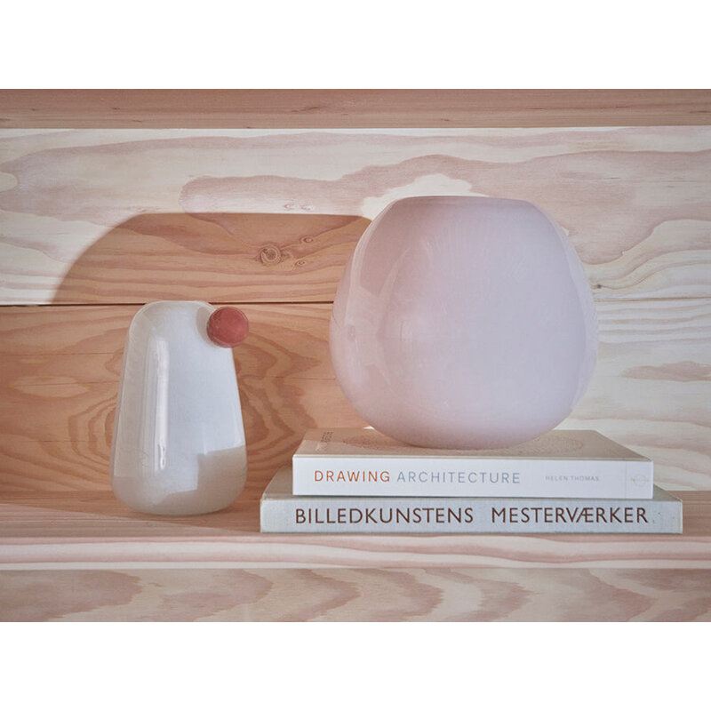 OYOY LIVING Lasi Vase Medium Pink