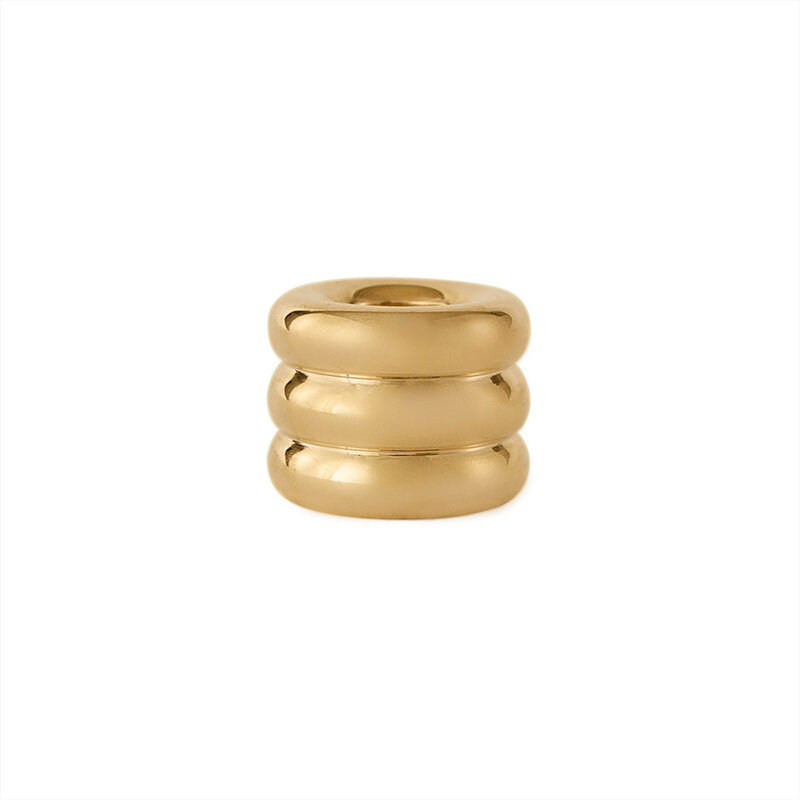 OYOY LIVING Candlestick Savi Solid Brass