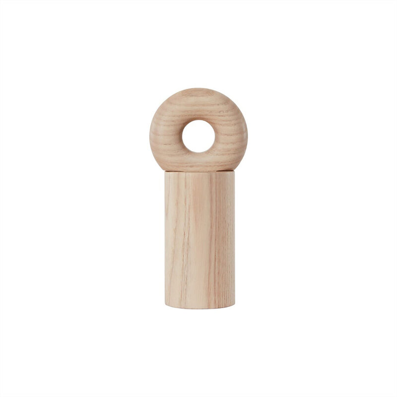 OYOY LIVING-collectie Peper/zoutmolen Hoop  Naturel