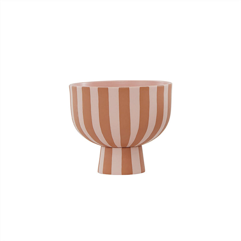 OYOY LIVING-collectie Toppu kom caramel -roze